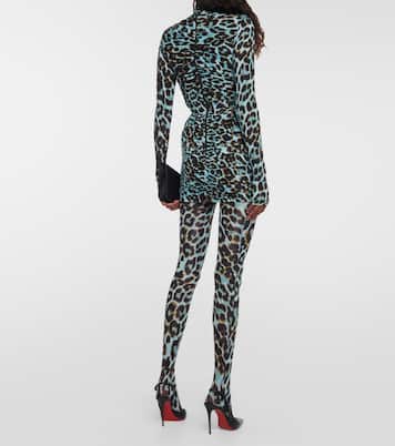 Collant Cadie con stampa leopardata | Alex Perry
