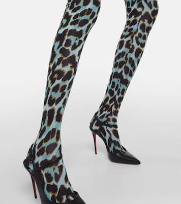 Collant Cadie con stampa leopardata | Alex Perry