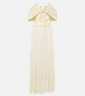 Robe longue à encolure bardot | Magda Butrym
