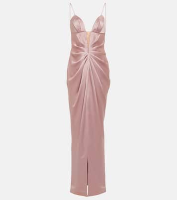 Robe aus Satin | Rasario