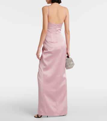 Robe aus Satin | Rasario