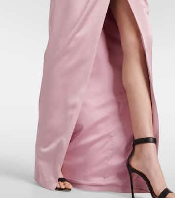 Robe aus Satin | Rasario