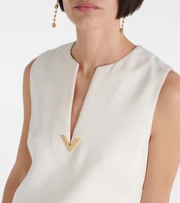 Crêpe Couture VGold minidress | Valentino