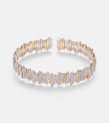 Bracelet en or jaune, blanc, rose 18 ct et diamants | Suzanne Kalan