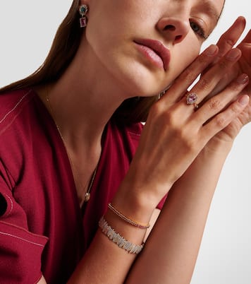 Bracelet en or jaune, blanc, rose 18 ct et diamants | Suzanne Kalan