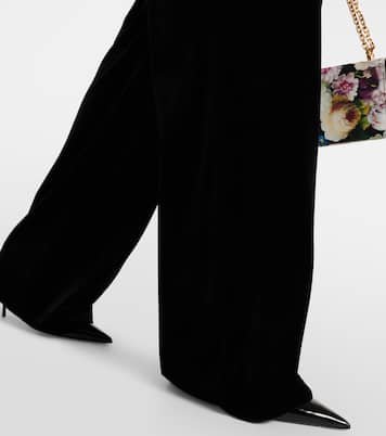 Pantaloni a gamba larga in velluto | Dolce&Gabbana