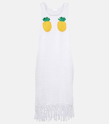 Vestido corto Pineapple Mesh de croché | Anna Kosturova