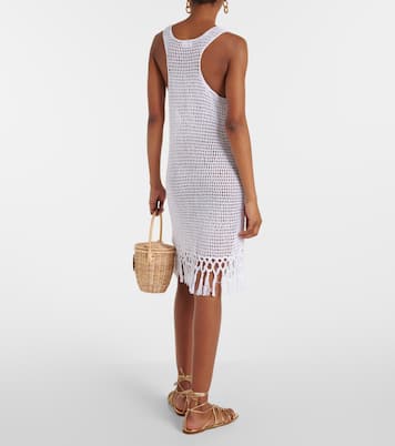 Vestido corto Pineapple Mesh de croché | Anna Kosturova