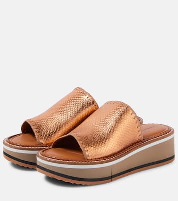 Sandali Fast in pelle con platform | Clergerie