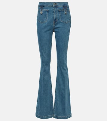 Jeans flared Beverly a vita alta | Veronica Beard