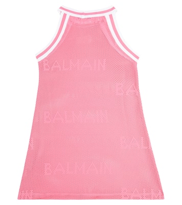 Robe en maille à logo | Balmain Kids