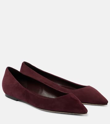 Romy suede ballet flats | Jimmy Choo
