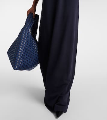 Abito lungo in piqué di misto cotone | Bottega Veneta