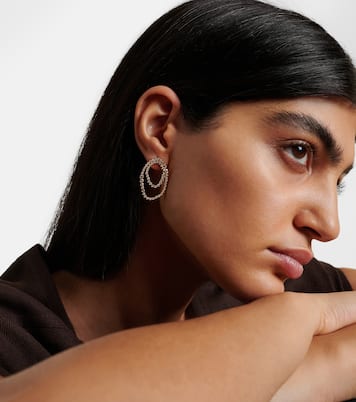 Embrassée de Diamant 18kt gold single earring with diamonds | Sophie Bille Brahe