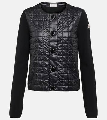Cardigan imbottito in lana  | Moncler