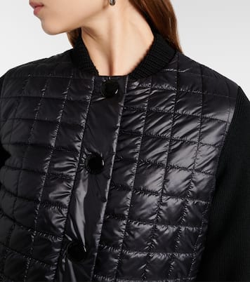 Cardigan imbottito in lana  | Moncler