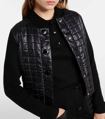 Cardigan imbottito in lana  | Moncler