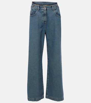 Low-rise wide-leg jeans | The Attico