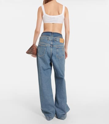 Low-rise wide-leg jeans | The Attico