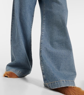 Low-rise wide-leg jeans | The Attico