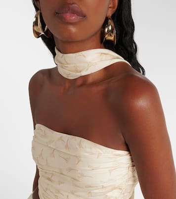 Top a fascia con foulard | Rotate