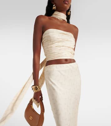 Top a fascia con foulard | Rotate