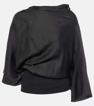 Cylinder draped jersey top | Rick Owens