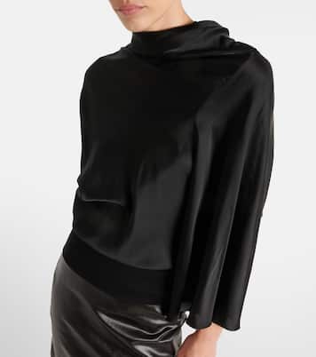 Cylinder draped jersey top | Rick Owens