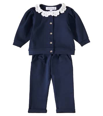 Bebé - set de cárdigan y pantalones con encaje | Tartine et Chocolat