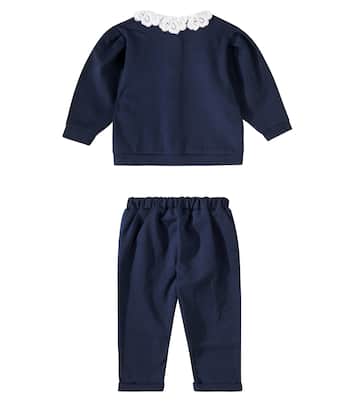 Bebé - set de cárdigan y pantalones con encaje | Tartine et Chocolat