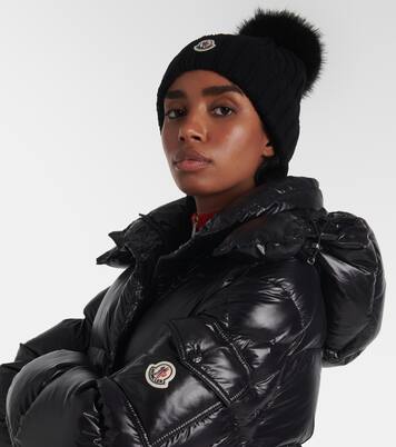 Gorro de lana con pelo sintético | Moncler