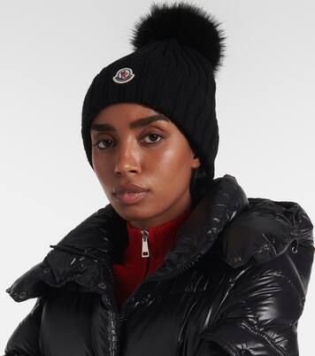 Gorro de lana con pelo sintético | Moncler