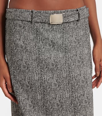 Murray herringbone maxi skirt | Staud