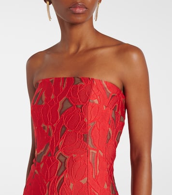 Abito bustier Laelia in jacquard | Emilia Wickstead