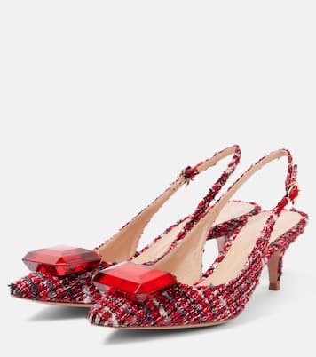 Jaipur bouclé slingback pumps | Gianvito Rossi