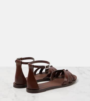 Sandales Doublefla en cuir | Max Mara
