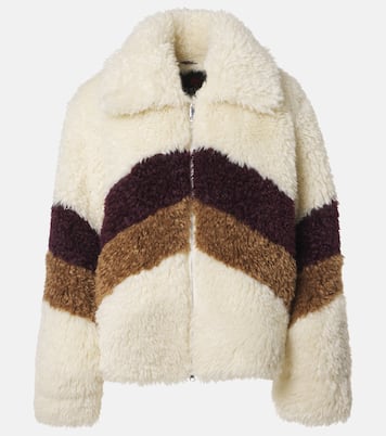 Reversible faux shearling jacket | Perfect Moment
