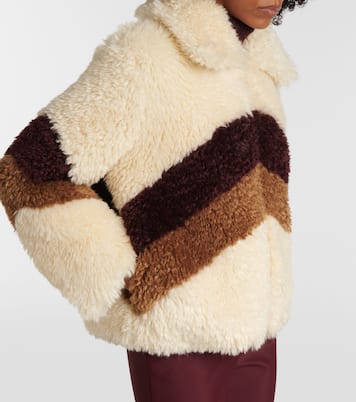 Reversible faux shearling jacket | Perfect Moment