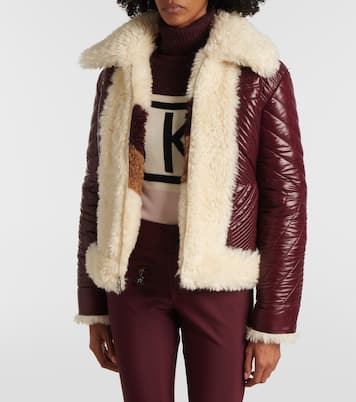 Reversible faux shearling jacket | Perfect Moment