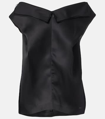 Top Selly in gazar di seta | Khaite