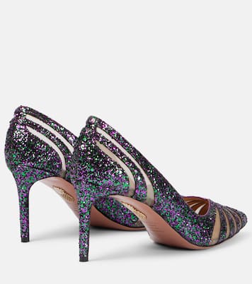 Escarpins Spy 75 à paillettes | Aquazzura