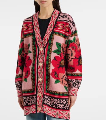 Cárdigan Flower Tapestry en intarsia | Farm Rio