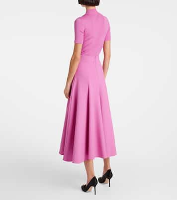 Falda midi de mezcla de lana | Oscar de la Renta