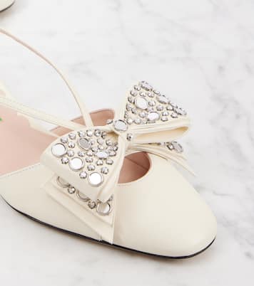 Pumps slingback Bowow 45 con cristalli | Valentino Garavani