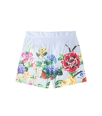 Floral cotton shorts | Dolce&Gabbana Kids