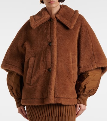 Cape en laine et soie | Max Mara