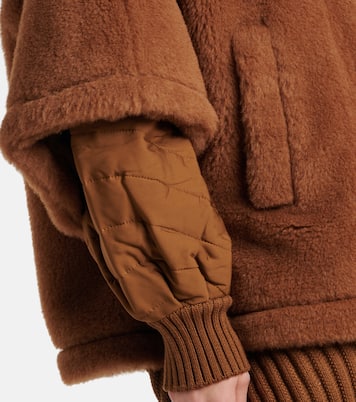 Cape en laine et soie | Max Mara
