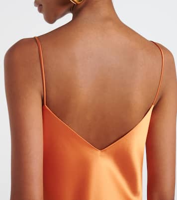 Provence satin slip dress | Galvan
