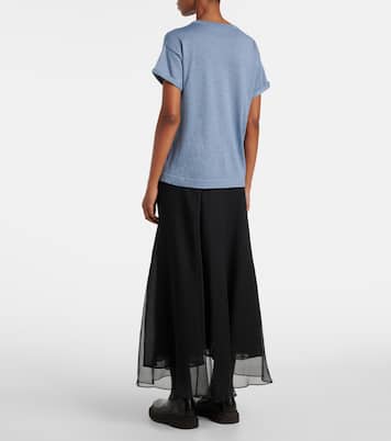 Top in misto seta e cashmere | Brunello Cucinelli