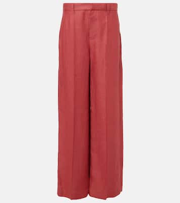 Weite Hose aus Hanf und Leinen | Brunello Cucinelli